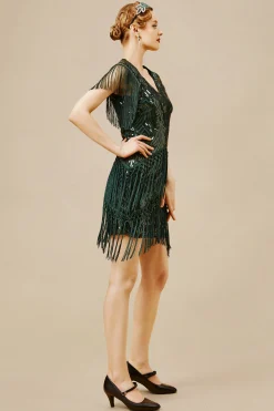BABEYOND Flapper Dresses | Fringe<Sparkly Sequin Bodycon Flapper Dress