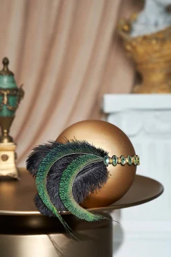 BABEYOND Rhinestone | Feather<Stunning Rhinestone Peacock Headband
