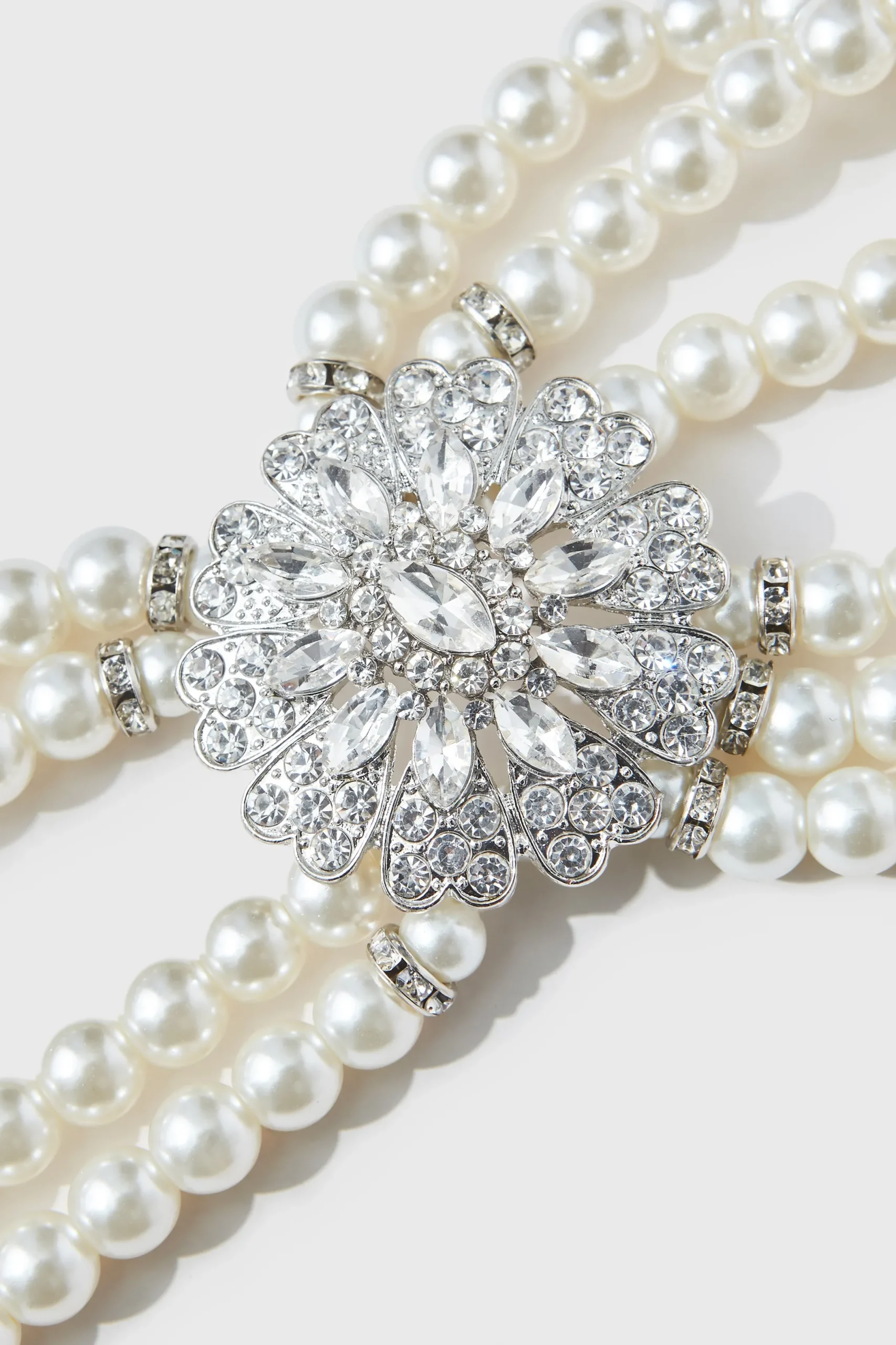 BABEYOND Bracelets | Pearl<Stunning Zircon Studded Pearl Bracelet
