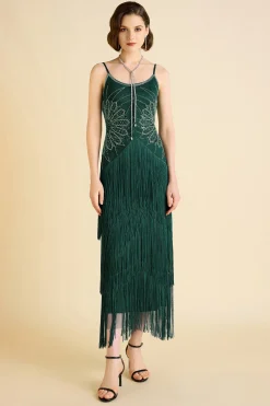 BABEYOND Evening Dresses | Fringe<Stylish Geometric Fan Fringe Evening Gown