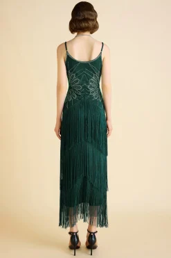 BABEYOND Evening Dresses | Fringe<Stylish Geometric Fan Fringe Evening Gown