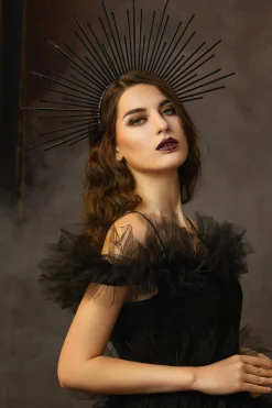 BABEYOND Halo Crown<Sunburst Spiked Goddess Halo Headband