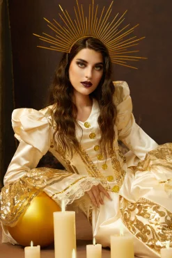BABEYOND Halo Crown<Sunburst Spiked Goddess Halo Headband