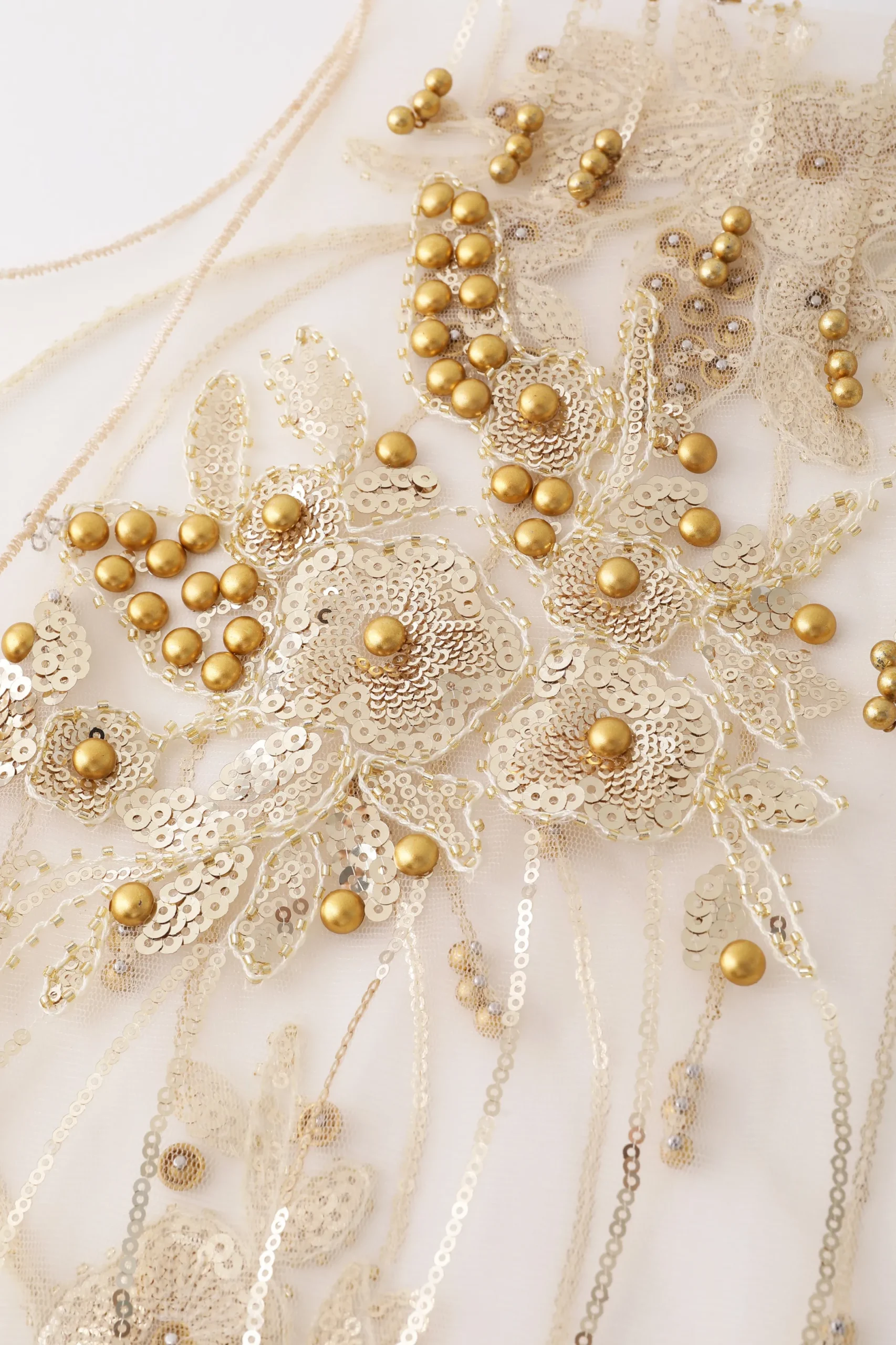 BABEYOND Shawls & Scarves | Bead<Swaying Fringe Floral Beaded Shawl