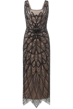 BABEYOND Evening Dresses | Sequin<Symmetrical Floral Sequin-Accented Evening Gown