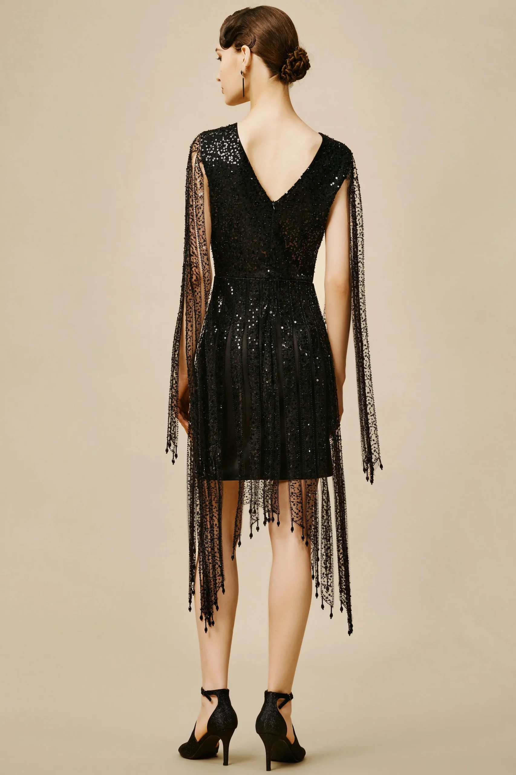 BABEYOND Sequin | Bead<The Story of an Awakening Hand Beaded Flapper Dress
