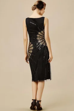 BABEYOND Evening Dresses | Sequin<The Story of an Awakening Beading Fan Evening Gown