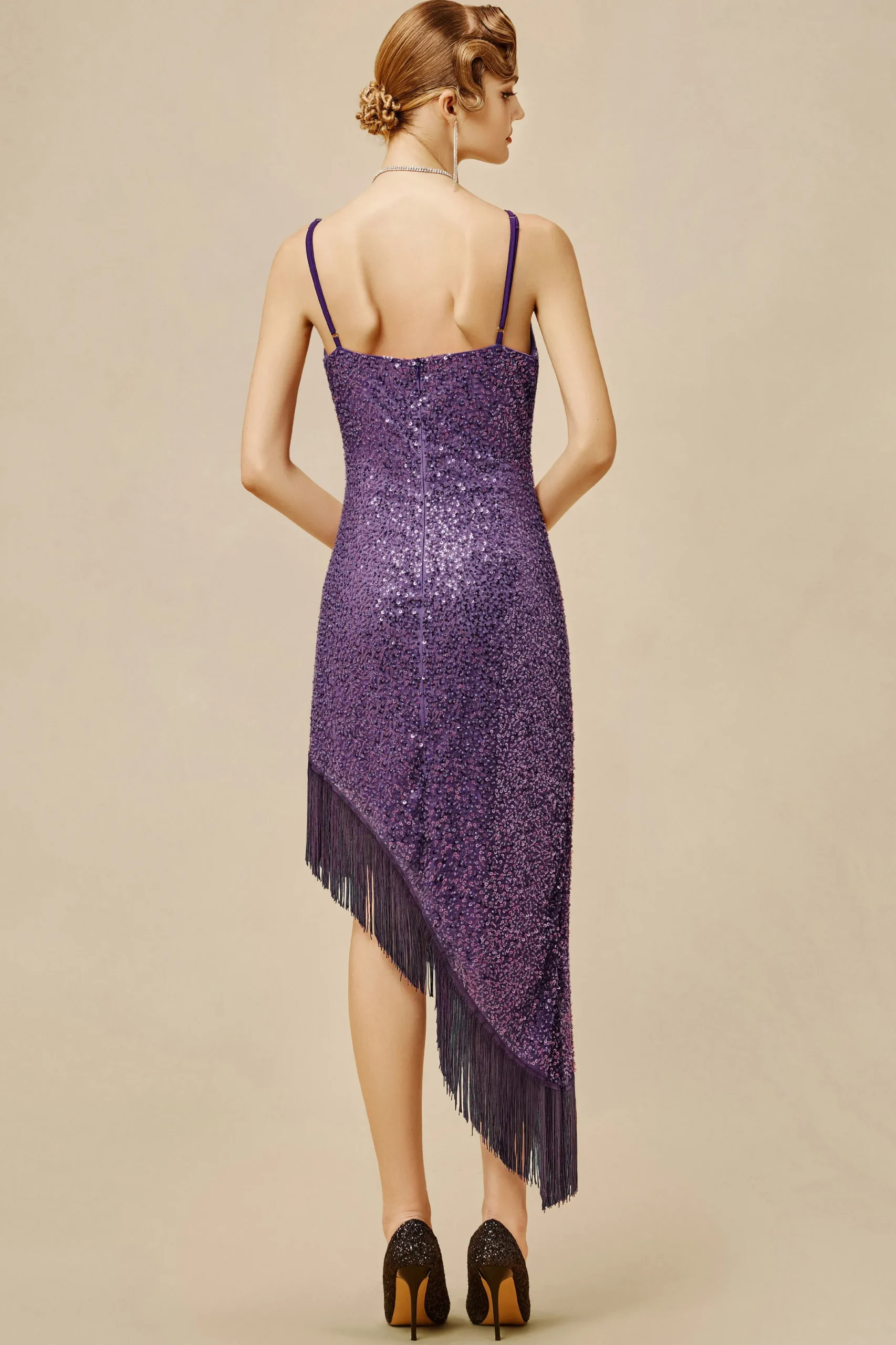 BABEYOND Evening Dresses | Formal Dresses<The Story of an Awakening Beading Fringe Evening Gown