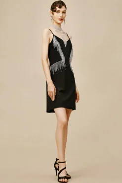 BABEYOND Flapper Dresses | Fringe<The Story of an Awakening Crystal Fringe Flapper Dress