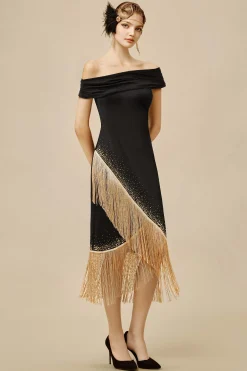 BABEYOND Evening Dresses | Formal Dresses<The Story of an Awakening Shoulder-Revealing Evening Gown