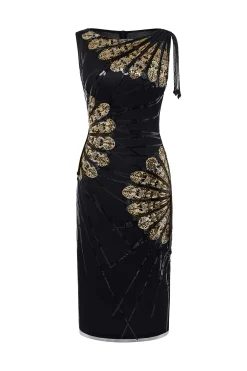 BABEYOND Evening Dresses | Sequin<The Story of an Awakening Beading Fan Evening Gown
