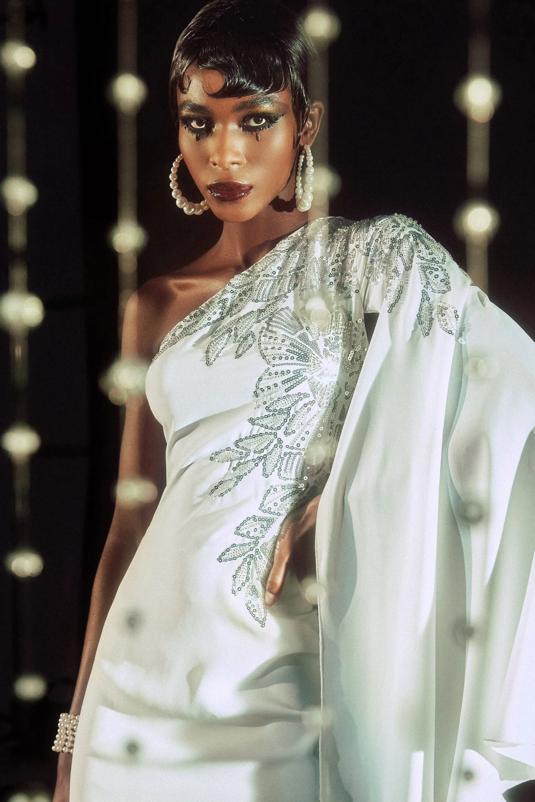 BABEYOND Formal Dresses | Wedding Dresses<The Story of an Awakening Fringe Crepe Evening Gown