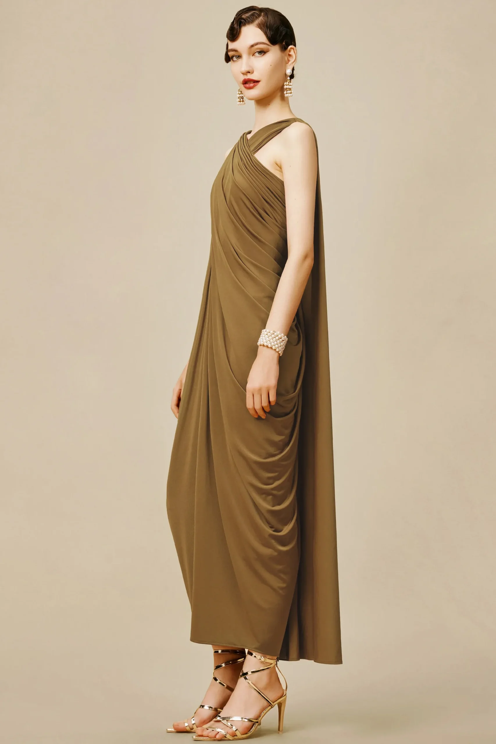 BABEYOND Evening Dresses<The Story of an Awakening Crisscross-Draped Evening Gown
