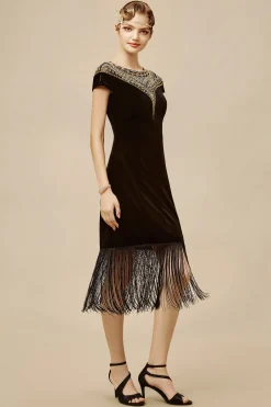 BABEYOND Evening Dresses | Fringe<The Story of an Awakening Art Deco Formal Dress