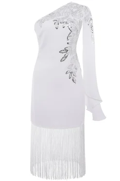 BABEYOND Formal Dresses | Wedding Dresses<The Story of an Awakening Fringe Crepe Evening Gown