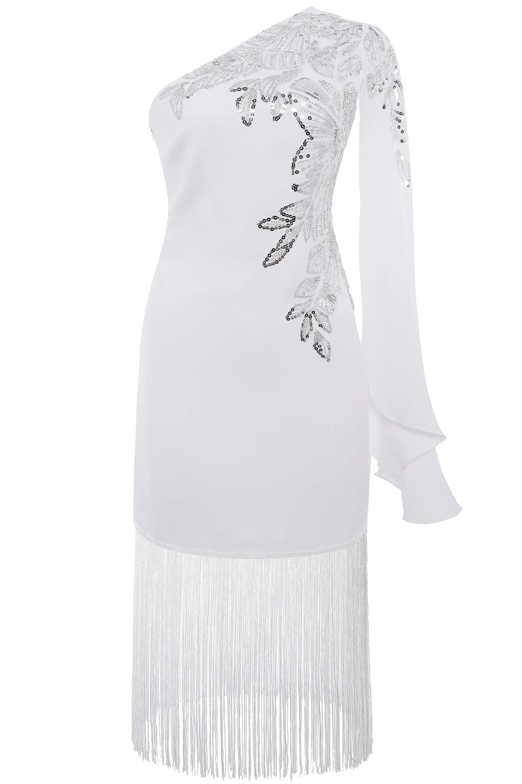BABEYOND Formal Dresses | Wedding Dresses<The Story of an Awakening Fringe Crepe Evening Gown