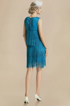 BABEYOND Flapper Dresses | Fringe<Tiered Tassel Vintage Gatsby Dress