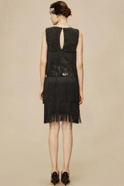 BABEYOND Flapper Dresses | Fringe<Tiered Tassel Vintage Gatsby Dress