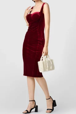 BABEYOND Handbags | Vintage<Top Handle Pearl Beaded Evening Bag