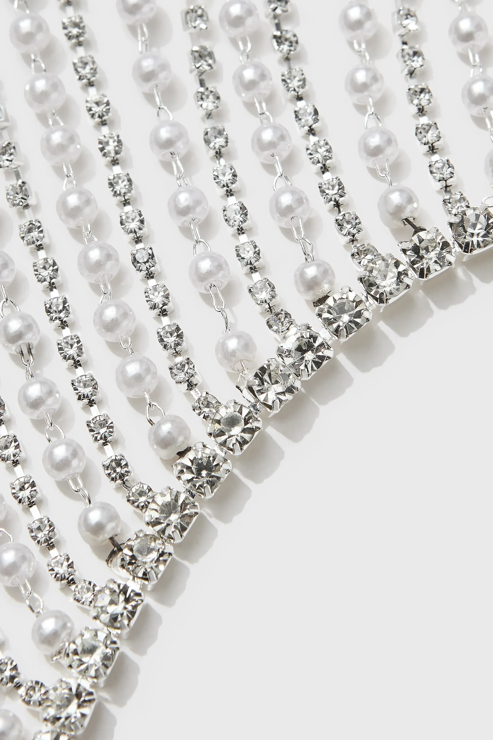 BABEYOND Necklaces | Rhinestone<Unique Pearl Rhinestone Chain Mask