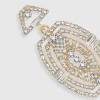 BABEYOND Earrings | Vintage<Unique Rhinestone Studded Flapper Earrings