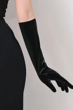 BABEYOND Gloves<15" Velvet Stretchy Opera Party Gloves