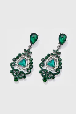 BABEYOND Earrings | Vintage<Vintage Baroque Diamond Cutout Earrings
