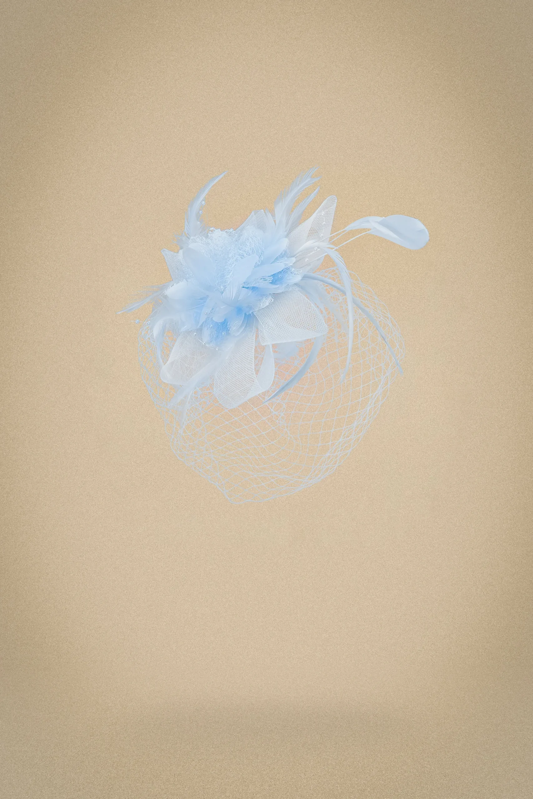 BABEYOND Fascinators<Vintage Feathers Floral Veil Fascinator