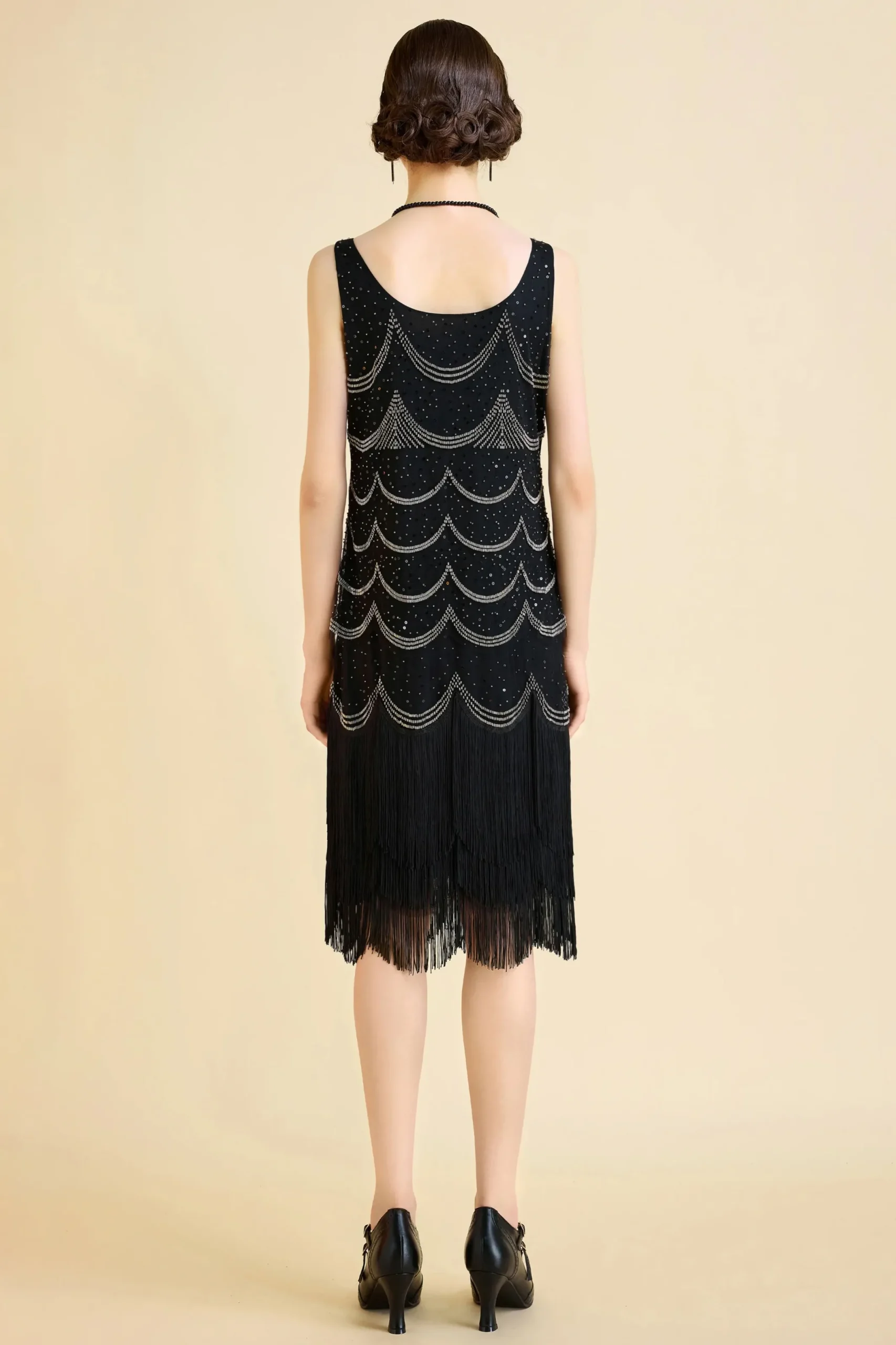BABEYOND Flapper Dresses | Wedding Dresses<Vintage Geometric H-line Flapper Dress