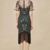 BABEYOND Flapper Dresses | Fringe<Vintage Glorious Paisley Fringe Flapper Dress