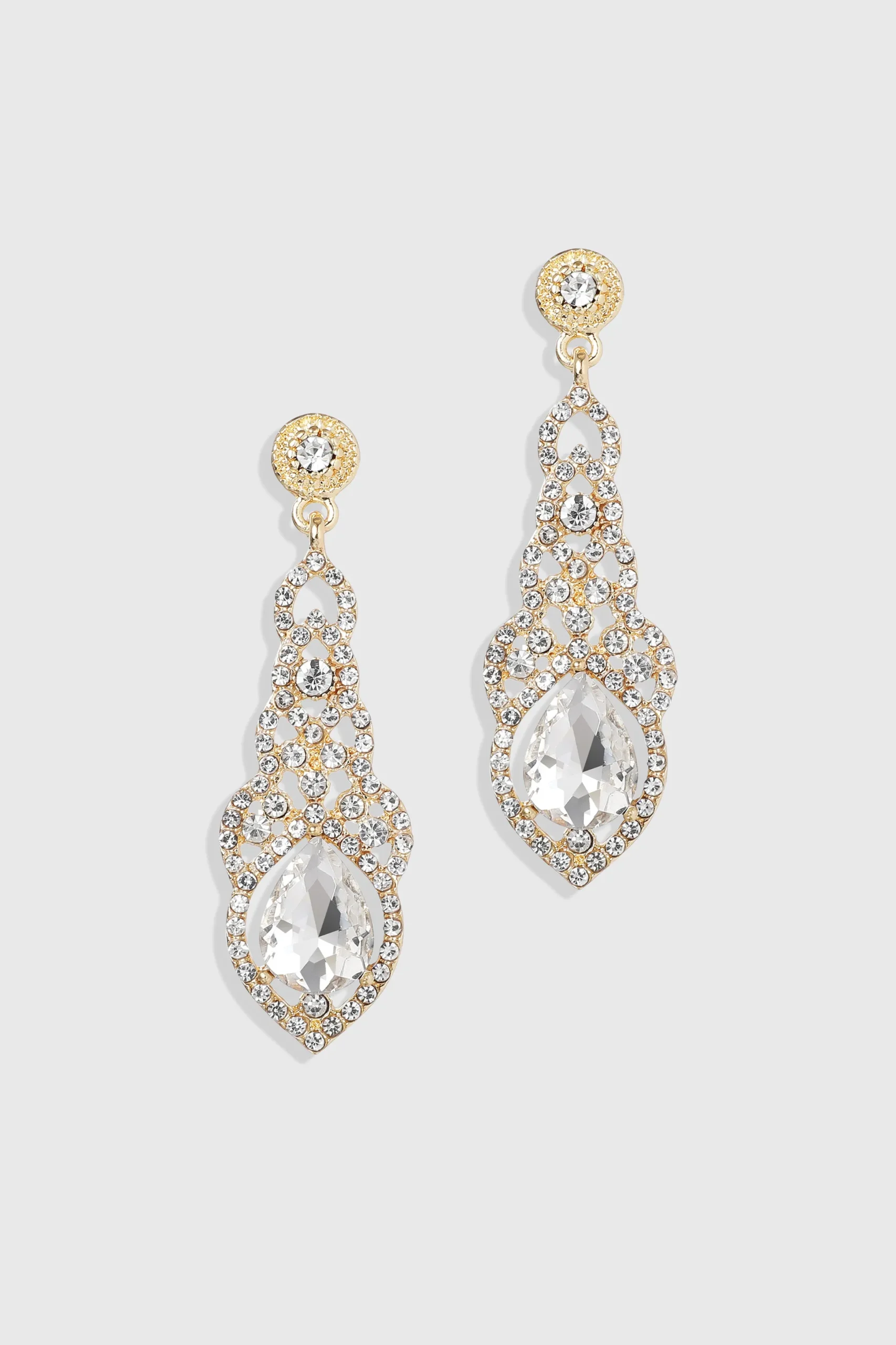 BABEYOND Earrings | Vintage<Vintage Gold-Tone Teardrop Earrings