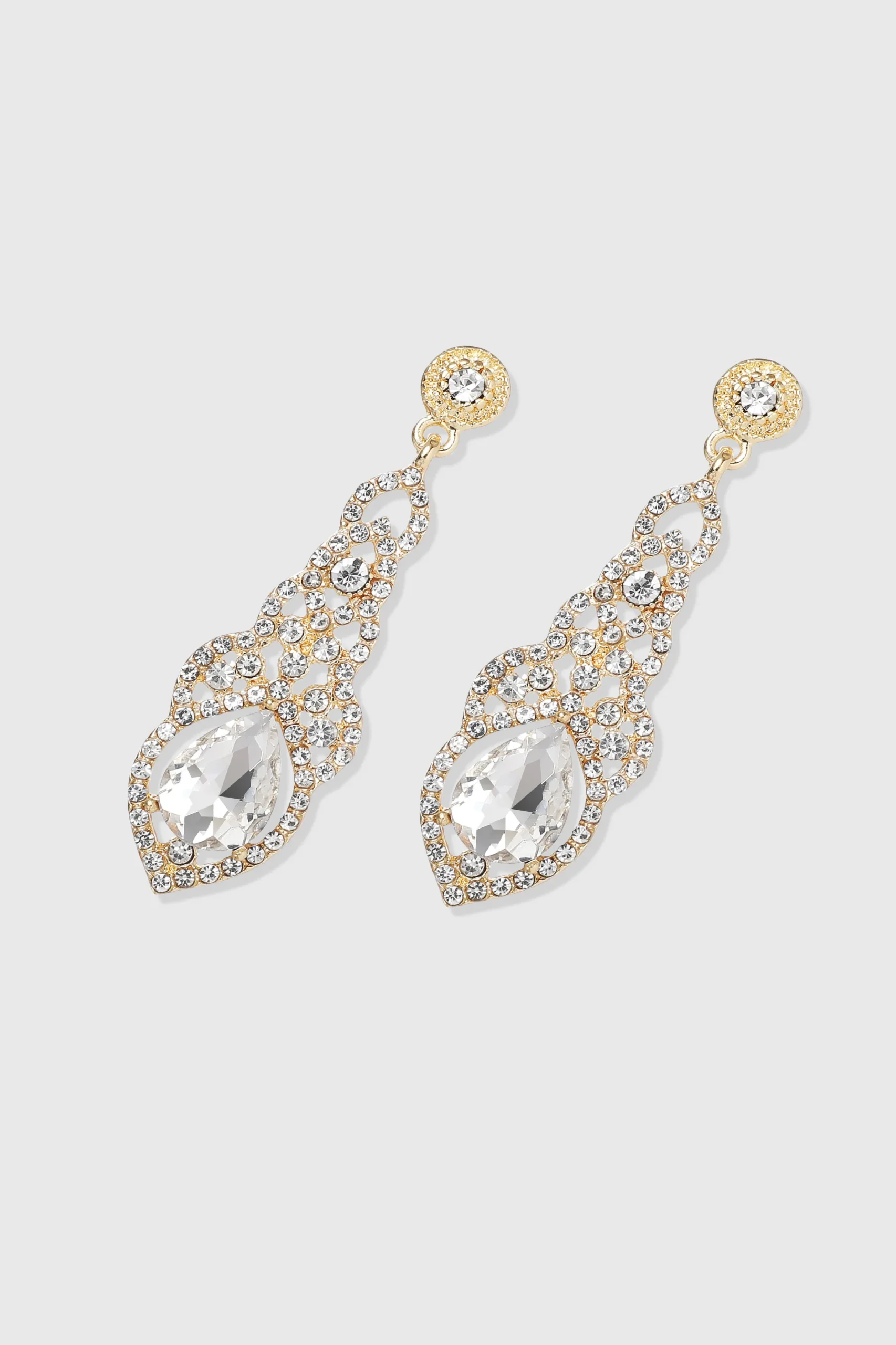 BABEYOND Earrings | Vintage<Vintage Gold-Tone Teardrop Earrings
