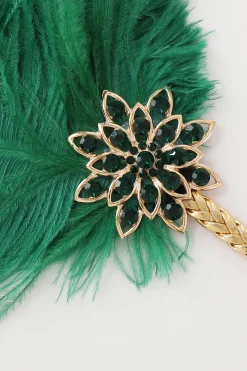 BABEYOND Feather | Rhinestone<Vintage Ostrich Feather Headband