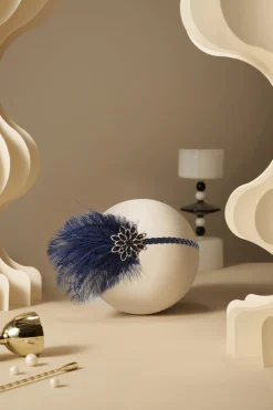 BABEYOND Feather | Rhinestone<Vintage Ostrich Feather Headband