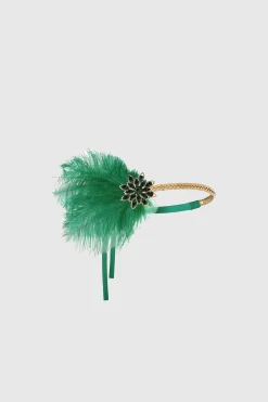 BABEYOND Feather | Rhinestone<Vintage Ostrich Feather Headband