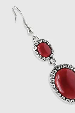 BABEYOND Earrings | Vintage<Vintage Oval Glossy Gemstone Earrings