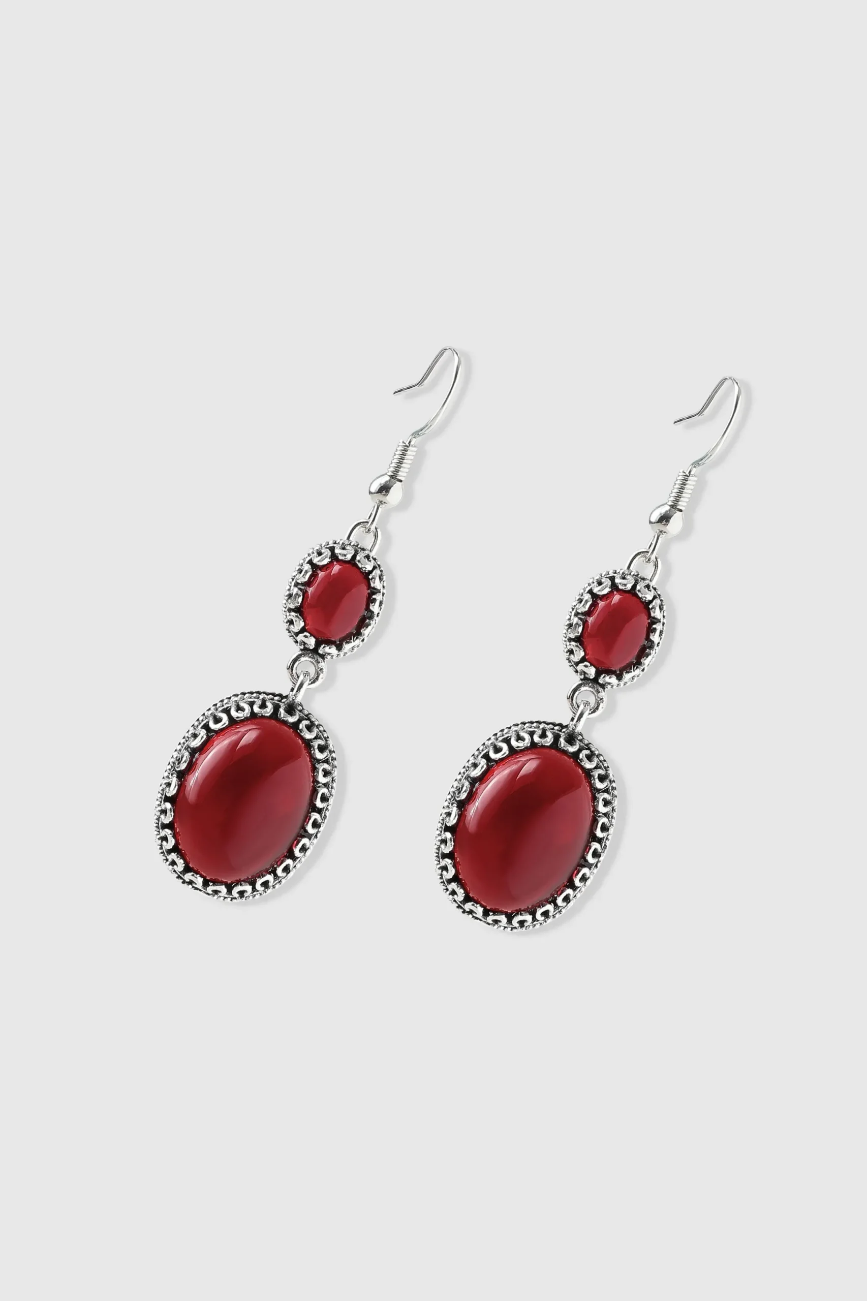 BABEYOND Earrings | Vintage<Vintage Oval Glossy Gemstone Earrings