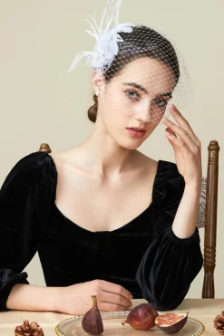 BABEYOND Fascinators | Vintage<Vintage Peacock Tea Party Fascinator