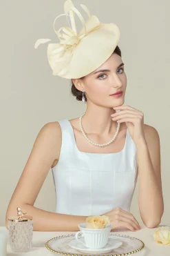 BABEYOND Fascinators<Vintage Pillbox Feather Cocktail Fascinate Hat