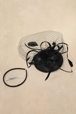 BABEYOND Fascinators<Vintage Pillbox Veil Cocktail Fascinator