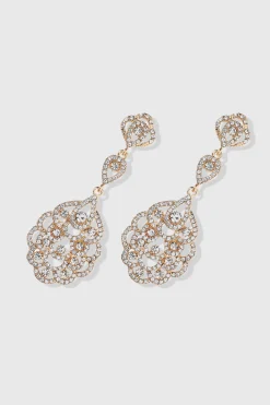 BABEYOND Earrings | Vintage<Vintage Rhinestone Chandelier Earrings