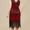 BABEYOND Plus Size<Vintage Sleeveless Cocktail Party Plus Size Dress