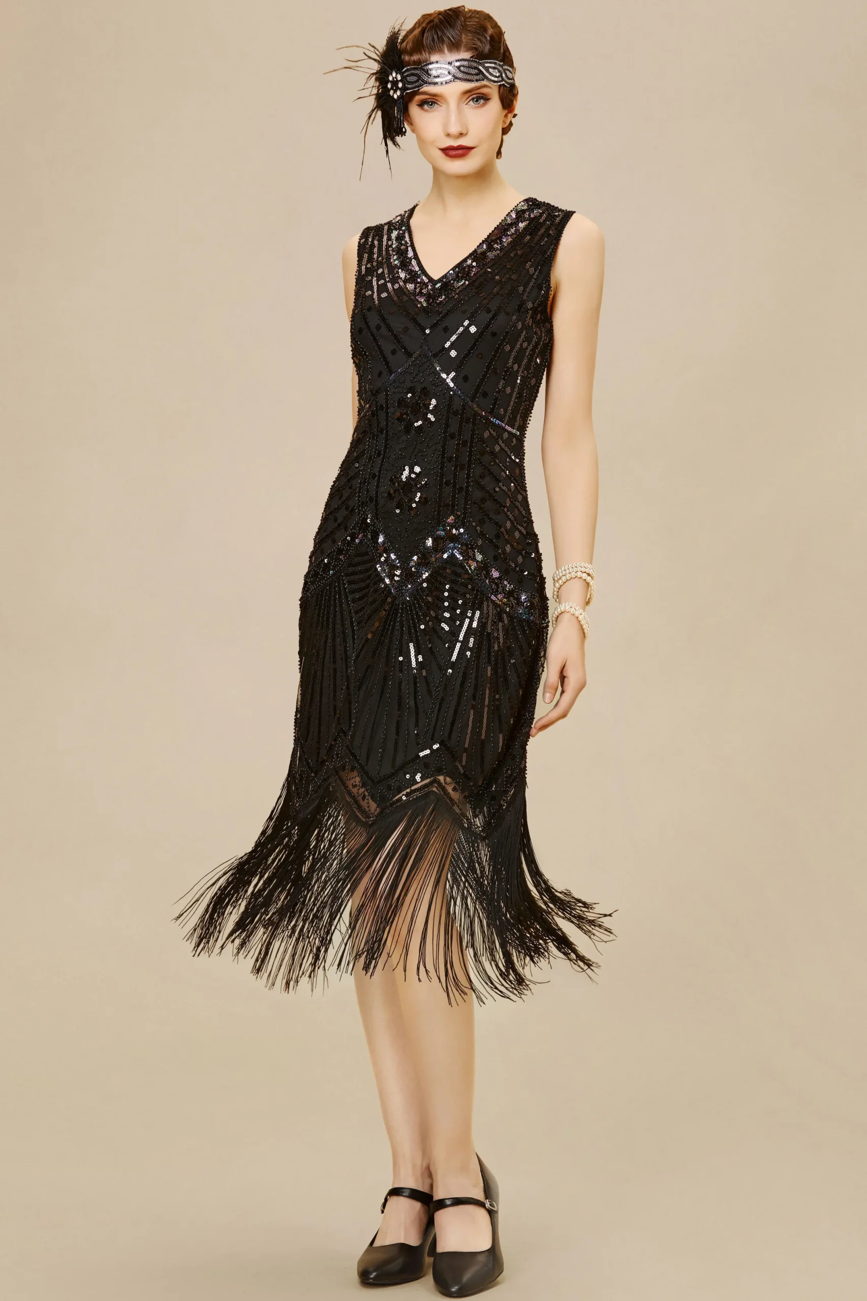 BABEYOND Plus Size<Vintage Sleeveless Cocktail Party Plus Size Dress