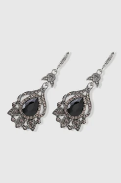 BABEYOND Earrings | Vintage<Vintage Teardrop Crystal Dangle Earrings