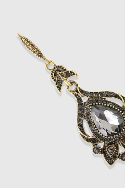 BABEYOND Earrings | Vintage<Vintage Teardrop Crystal Dangle Earrings