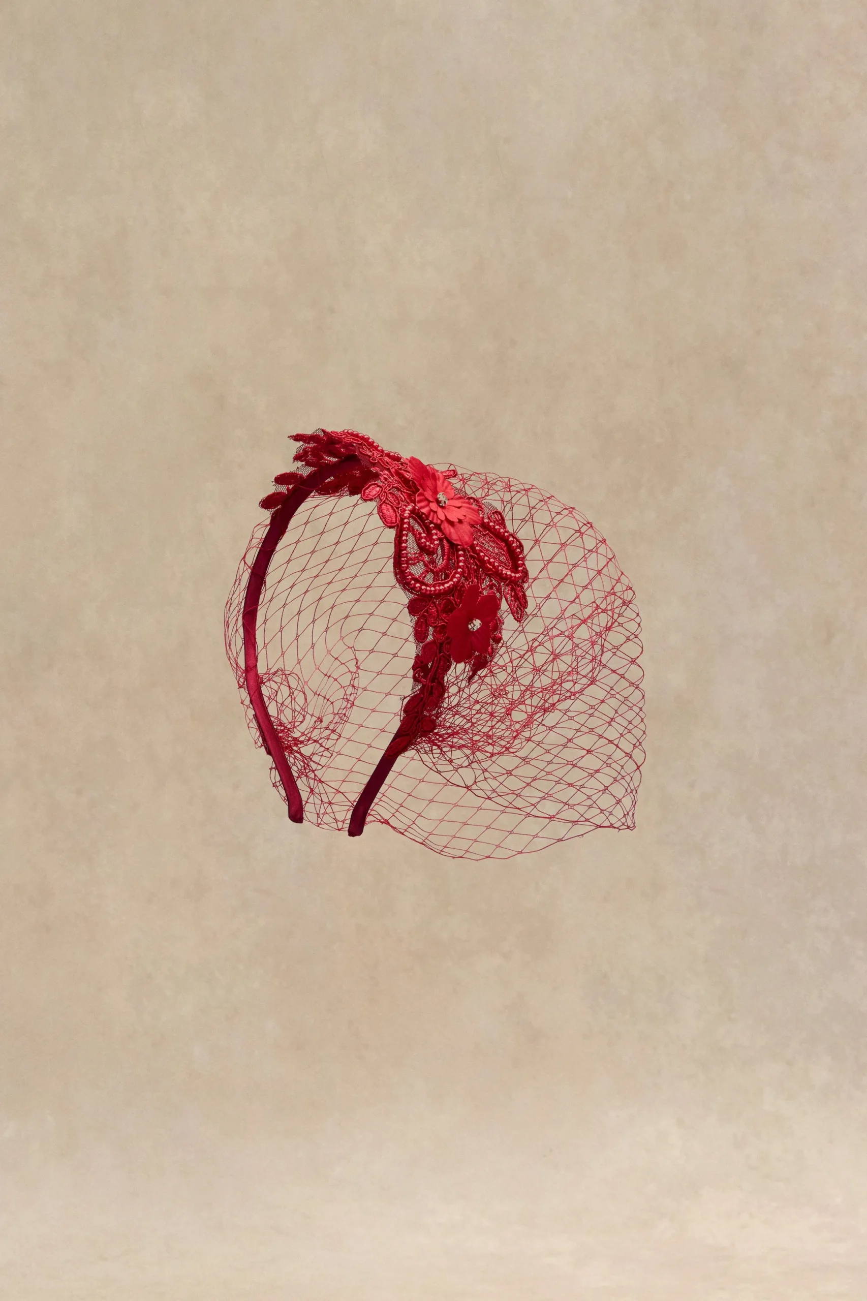 BABEYOND Fascinators<Vintage Veil Lace Cocktail Fascinator