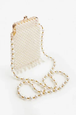 BABEYOND Handbags | Vintage<Vintage White Pearl Evening Clutch