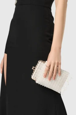 BABEYOND Handbags | Vintage<Vintage White Pearl Evening Clutch