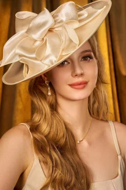 BABEYOND Fascinators<Wide Brim Floral Race Day Fascinator