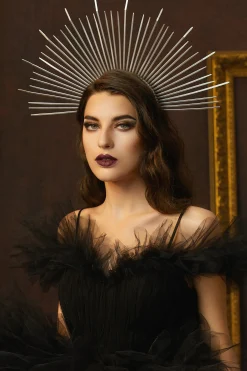 BABEYOND Halo Crown<Zip Tie Spiked Sunburst Mary Halo Crown